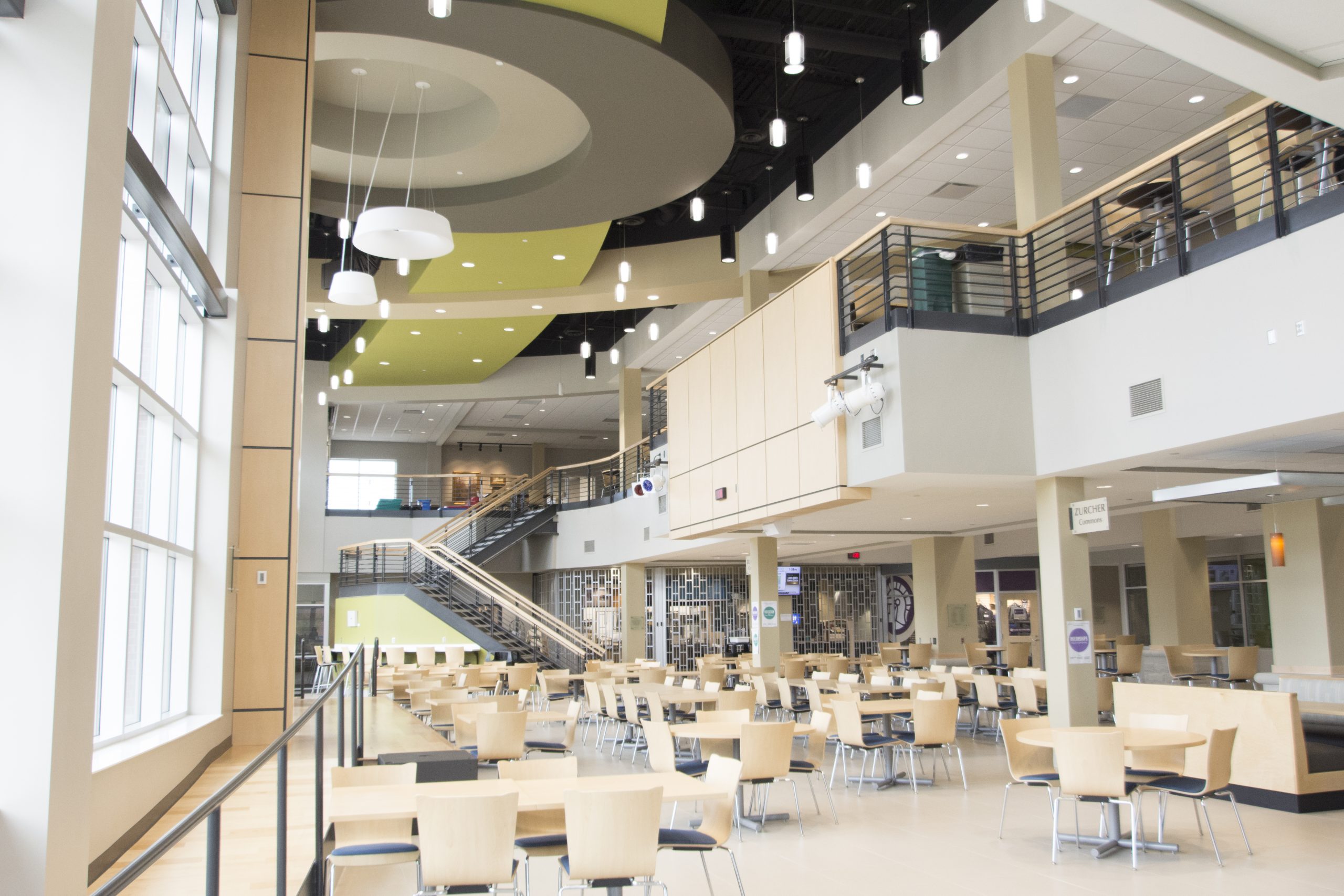 Taylor University's LaRita Boren Campus Center - Upland, Indiana - Project Type: New construction. - Tasks:  Select and specify furniture.  Coordinate orders and deliveries.