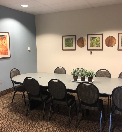 Horizon Convention Center - Muncie, Indiana - Project Type:  Conference Room Remodel - Tasks:  Select and specify interior finishes.  Select, procure and install artwork and accessories.