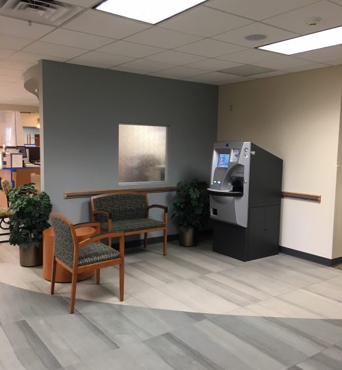 PrimeTrust Federal Credit Union - Muncie, Indiana - Project Type:  Interior Remodel. - Tasks:  Select and specify interior finishes and furniture.  Coordinate orders and deliveries.