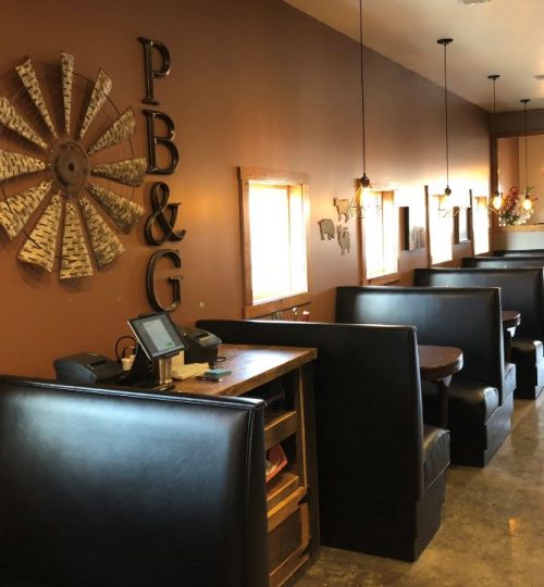 Pete's Bar & Grille - Albany, Indiana - Project Type:  New construction. - Tasks:  Select and specify interior finishes.  Select and install artwork and accessories.